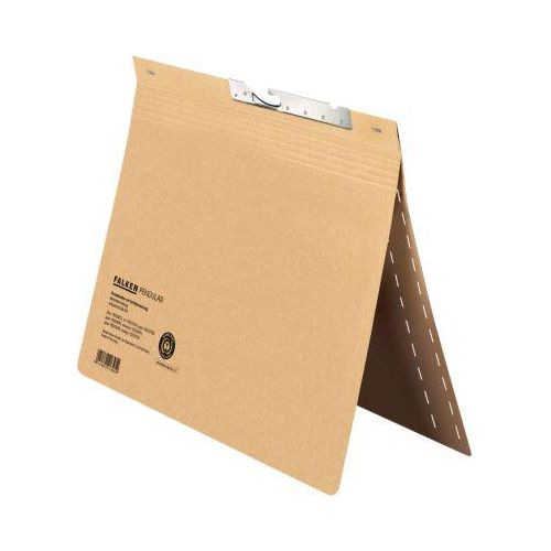 Pendelhefter Falken, Format A4, für bis zu 200 Blatt, Schlitzstanzung, Behördenheftung, Recycling-Karton, elfenbein, 50 Stück