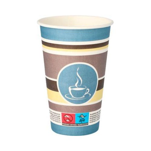 Trinkbecher Papstar To Go, Einweg, 0,3 l, Ø 90 x H 117 mm, FSC®-zertifiziert, Pappe, olivgrün, 50 Stück