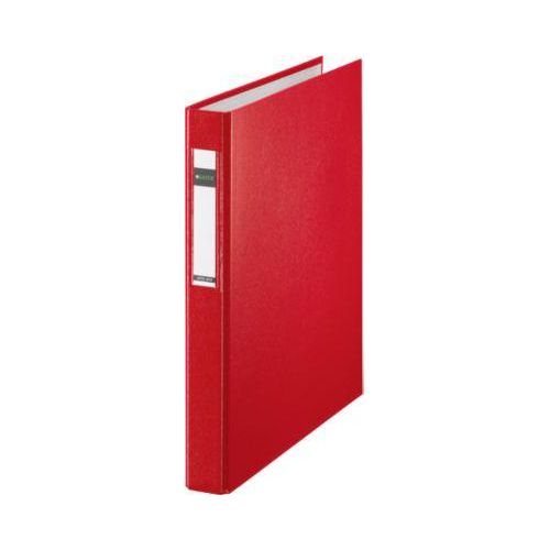 LEITZ® Ringbuch, DIN A4, 4-Ring-Mechanik, Rückenbreite 40 mm, überbreit, rot