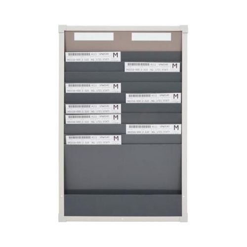 Karten-Sortiertafeln Eichner 9219 Serie, ideal für DIN A4, 2-spaltig, H 750 x B 490 mm