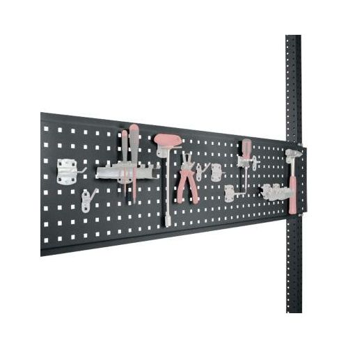 Werkzeug-Lochplatte, für Tischbreite 1500 mm, f. Serie Universal/Profi, anthrazit RAL 7016