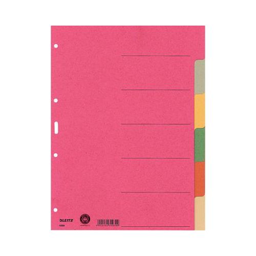 LEITZ® Register Blanko, 6 Taben, zur freien Verwendung, einzeln