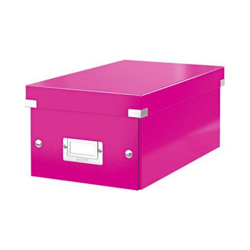 LEITZ® DVD Ablagebox Click + Store, pink