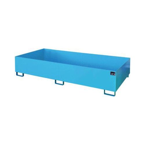 Regalwanne Typ RW/RW 2700-3, ohne Gitterrost, blau RAL5012