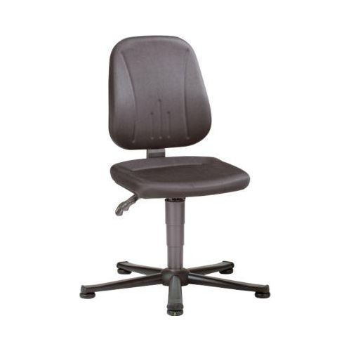 Unitec ESD-Arbeitsdrehstuhl mit Gleitern, Stoff, Duotec schwarz Image