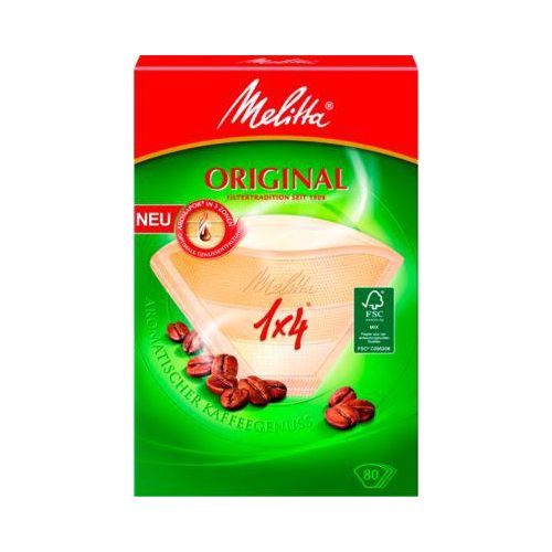 Kaffeefilter Melitta® Aromafilter 1 x 4, 80 Stück, braun