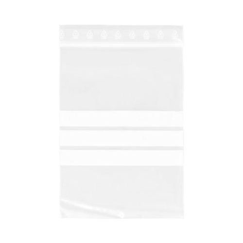 Druckverschlussbeutel, mit Beschriftungsfeld & Verschlussleiste, 170 x 120 mm