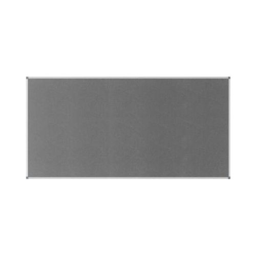 MAULstandard Pinboard, Textil, 900 x 1800 mm, grau