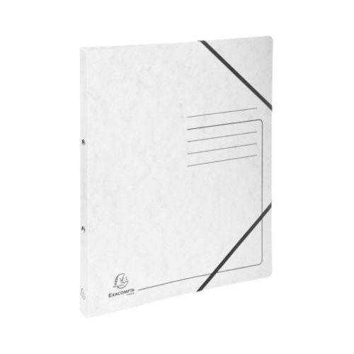 Ringhefter Exacompta, DIN A4, Rückenbreite 20 mm, 2 Rund-Ring Mechanik, weiss