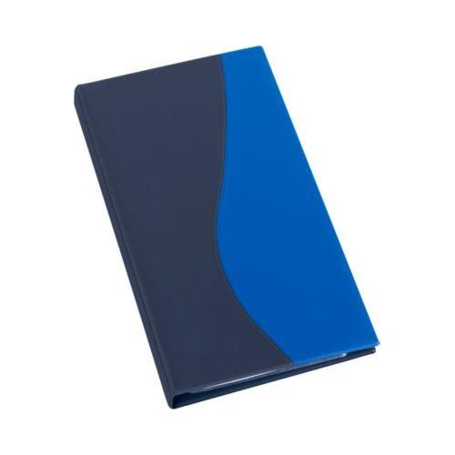 EICHNER Visitenkarten-Ringbuch Blue, für 200 Visitenkarten, 4 Ring-Mechanik, DIN A5