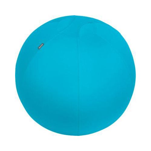 Sitzball Leitz Ergo Cosy, Stärkung der Rücken- und Rumpfmuskulatur, Stoffüberzug, ⌀ 650 mm, blau