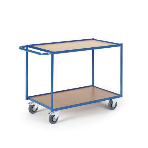 Tischwagen, Ladefl. L800 x B500 mm, 2 Etagen