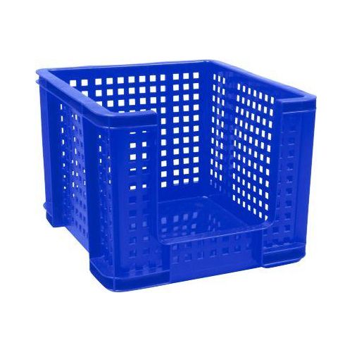 Really Useful Boxes Gitterbox, 35 Liter, Öffnung vorne, blau
