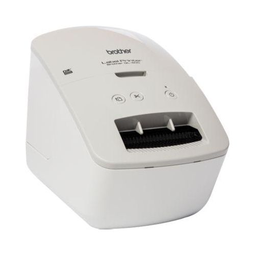 Brother Etikettendrucker QL-600G, Graustufen, für B 12-62 mm, 300 x 600 dpi, 44 Etiketten/Min., USB 2.0, inkl. 8 m Etikettenrolle