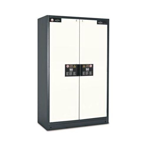 Sicherheitsschrank Typ 90 Asecos Q-CLASSIC-90 asecos, B 1200 mm, 3 Böden, reinweiß