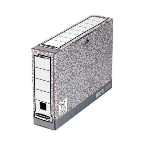 Fellowes Archivschachtel Bankers Box®, f. DIN A4, Füllhöhe 80 mm, 10 Stück