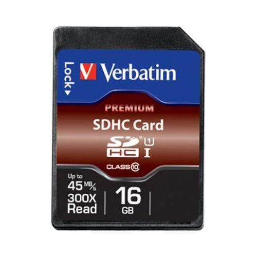 Verbatim Speicherkarte SDHC/SDXC Premium, Speicherkapazität 16 GB