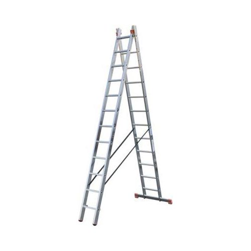 DUBILO Mehrzweckleiter, 2 x 12 Sprossen