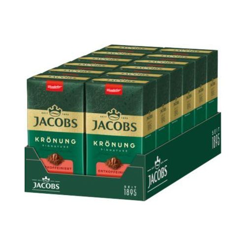 Jacobs Krönung Filterkaffee, entkoffeiniert, 500 g