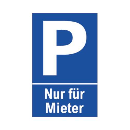 Parkplatzschilder, Nur für Mieter