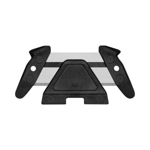 Ersatzklingen für Sicherheitsmesser WEDO®, B 13 x H 46 mm, silber-schwarz, 5 Stück