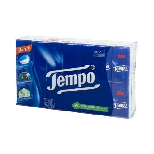 Tempo Taschentücher 3 in 1, samtig weich, 1 Packung à 56 x 10 Tücher