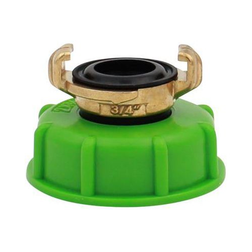 IBC Adapter 2" auf 0,75", Grobgewinde auf Feingewinde, Schnellkupplung, Ø 55-62 mm