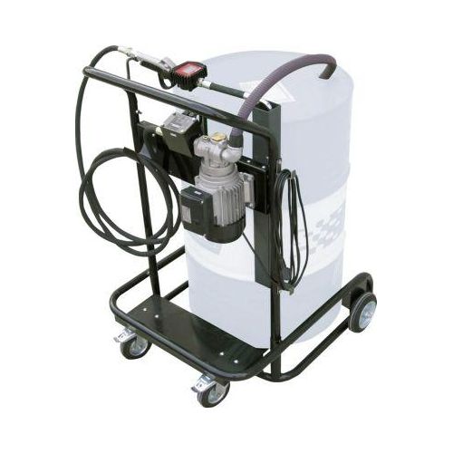 Mobile Schmierstoff-Kompaktanlage CEMO Viscotroll 200/2, mit Literzähler K400, 9 l/min