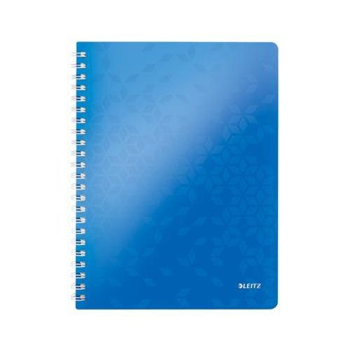 LEITZ Notizbuch WOW 4638, DIN A4, kariert, blau