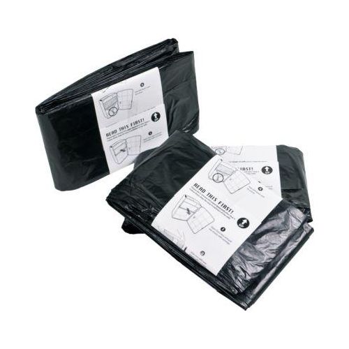 Müllsäcke für Sanitär Abfalleimer Janibell Privé, 10 x 30 l, 100 % biologisch abbaubar, HDPE, schwarz