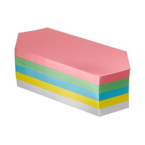 Moderationskarten-Block, Rhombe, 95 x 205 mm