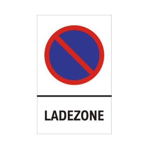 Parkverbot-Schilder, Ladezone