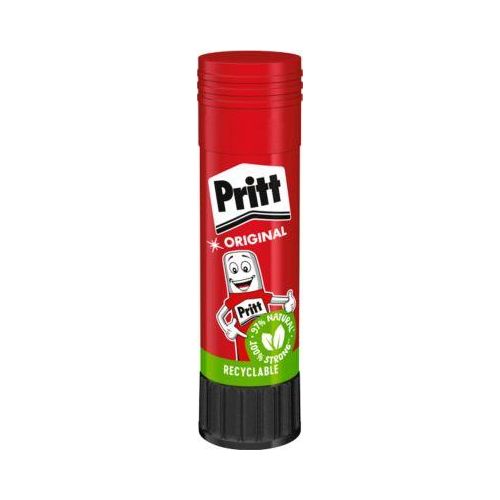 Klebestift PRITT, 22 g, anwendbar bei Papier/Pappe/Fotos, umweltschonend, auswaschbar bei 20° C, farblos