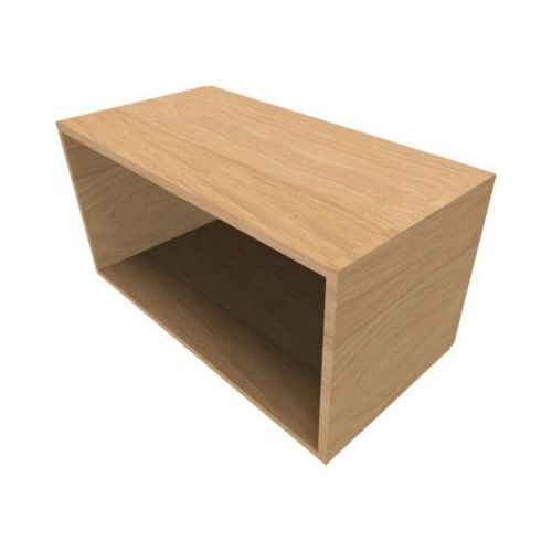 Regal QUANDOS BOX, 1 Ordnerhöhe, B 1000 x T 420 x H 374 mm, Eiche Masonic