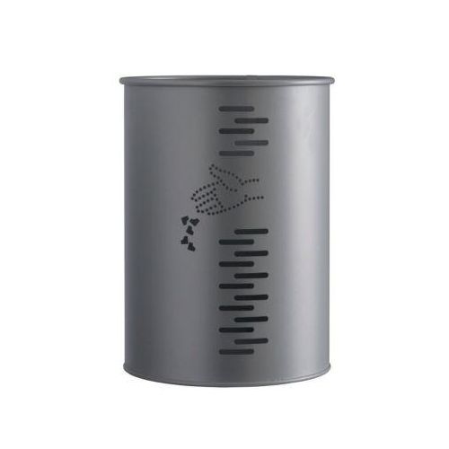 Abfallbehälter PIVO, rund, 22 L, mangangrau