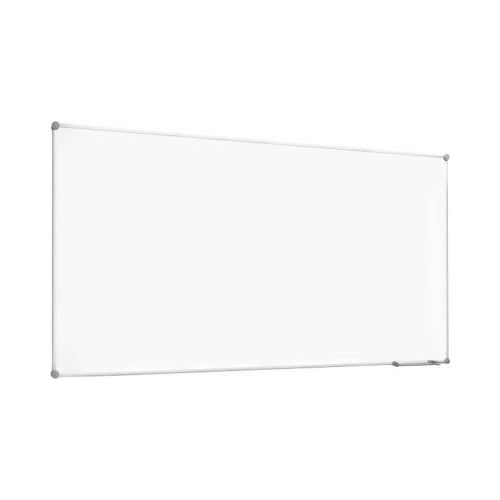 Whiteboard 2000 MAULpro, weiß kunststoffbeschichtet, Rahmen platingrau, 2000 x 1000 mm