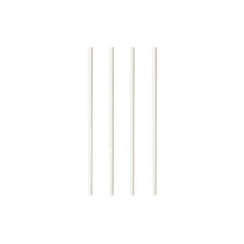 Trinkhalme Papstar Pure, Einweg, L 200 x Ø 6 mm, aus FSC®-zertifiziertem Papier, weiß-uni, 100 Stück