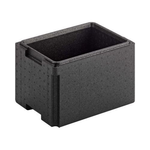 EPP-Isolierbox für Isolierbehälter, 12 l, mit Griffleiste, stapelbar, L 370 x B 270 x H 232 mm, schwarz