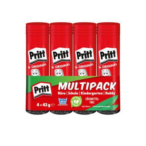 Klebestift PRITT, 4-er Pack, 43 g pro Stift