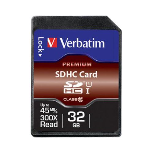 Verbatim Speicherkarte SDHC/SDXC Premium, Speicherkapazität 32 GB