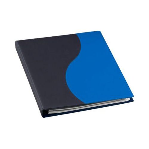 EICHNER Visitenkarten-Ringbuch Blue, für 400 Visitenkarten, 4 Ring-Mechanik, DIN A4