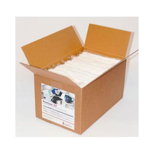 Reinigungstuch Premium 50, f. glatte Oberflächen, kratzer- & flusenfrei, PET/PA, weiß, 15 St.