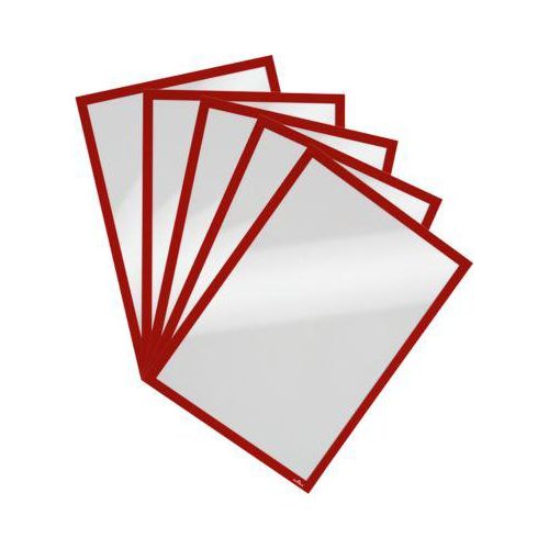 Durable Magnetrahmen Duraframe Magnetic, A4, rot, 5 Stück