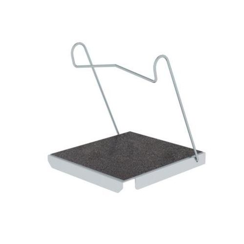 Munk Plattform für Sprossenleitern, Aluminium, Rutschhemmung R13, Korundeinstreuung, max. 150 kg