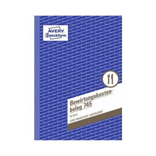 AVERY™ Zweckform Bewirtungskostenbeleg für Reisekostenabrechnung Nr. 745
