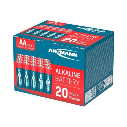 Alkaline Batterien Mignon AA/LR6, 1,5 V, 20 Stück