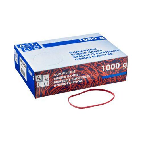 Gummibänder, rot, 150 x 4 mm, 1000 g