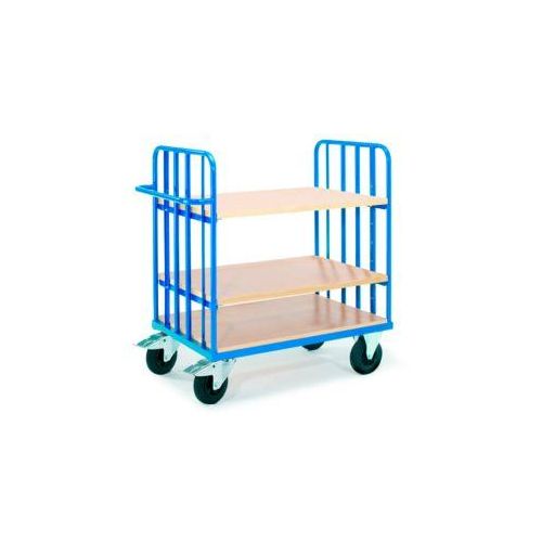 Etagenwagen mit Schiebegriff, 1000 x 700 mm, mit variabler Einteilung für Etagenböden