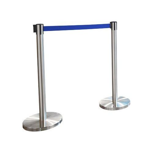Gurtpfosten RS-Guideline GLA 55, Gurtfabe blau, 2er-Set, B 50 mm