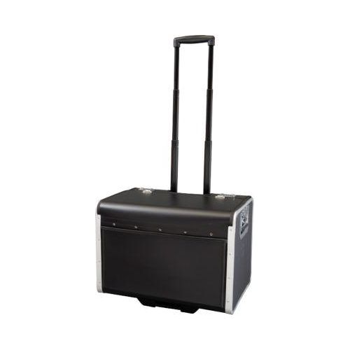 JSA Aktenkoffer Parma, mit Tragegriff und Rollen, 1 Fach, Lederimitat, schwarz